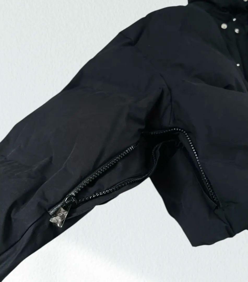 30万 BOTTEGA VENETA ショート ダウン ジャケット コート 黒S