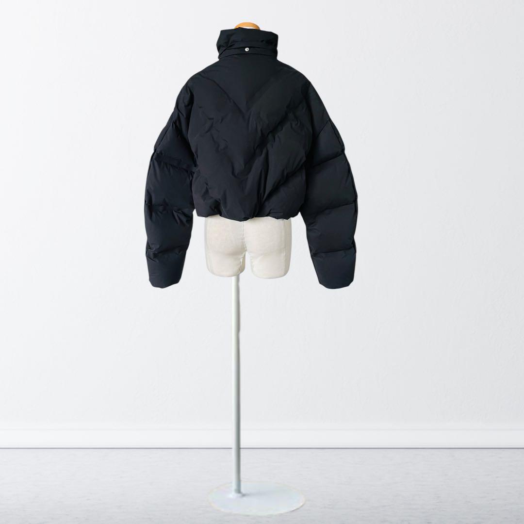 30万 BOTTEGA VENETA ショート ダウン ジャケット コート 黒S