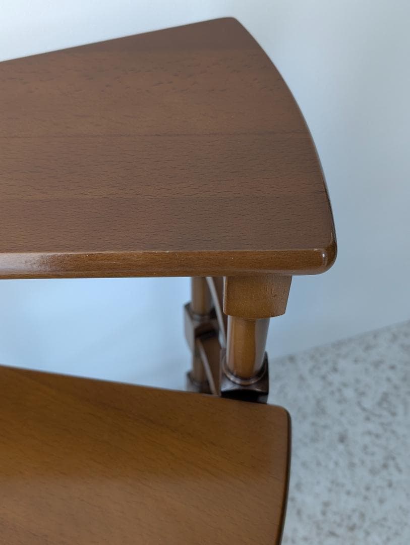 ビンテージ ライブリーステップ 螺旋階段 飾り棚 踏み台 ミッドセンチュリー