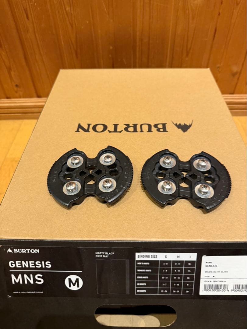 Burton GENESIS MNS ビンディング Mサイズ ブラック