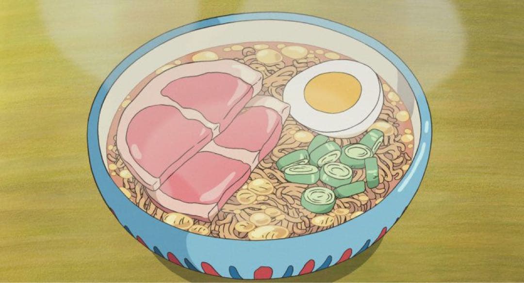 ジブリ美術館オリジナル ポニョのラーメンドンブリ