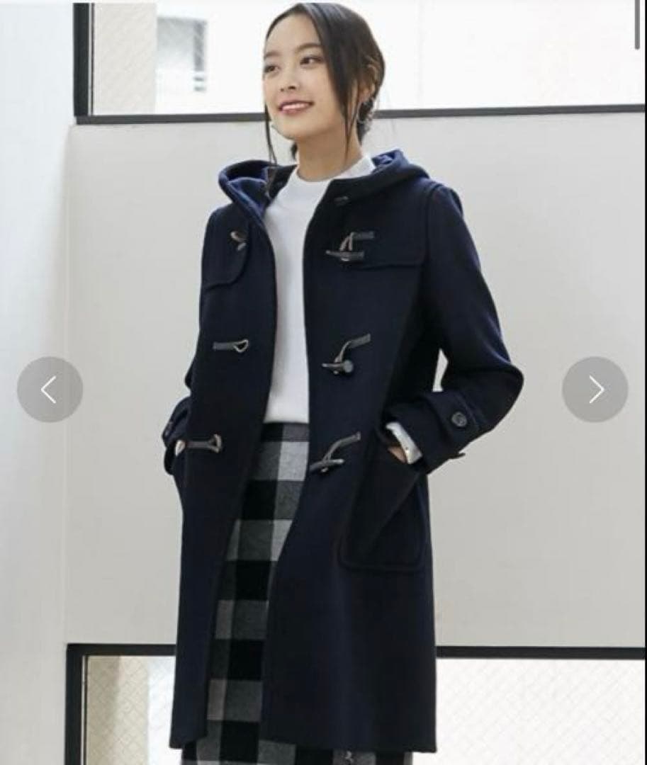 超美品❣️グリーンレーベルリラクシング ダッフルコート アウターネイビー M