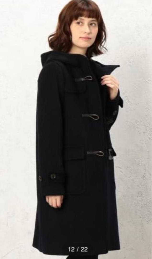 超美品❣️グリーンレーベルリラクシング ダッフルコート アウターネイビー M
