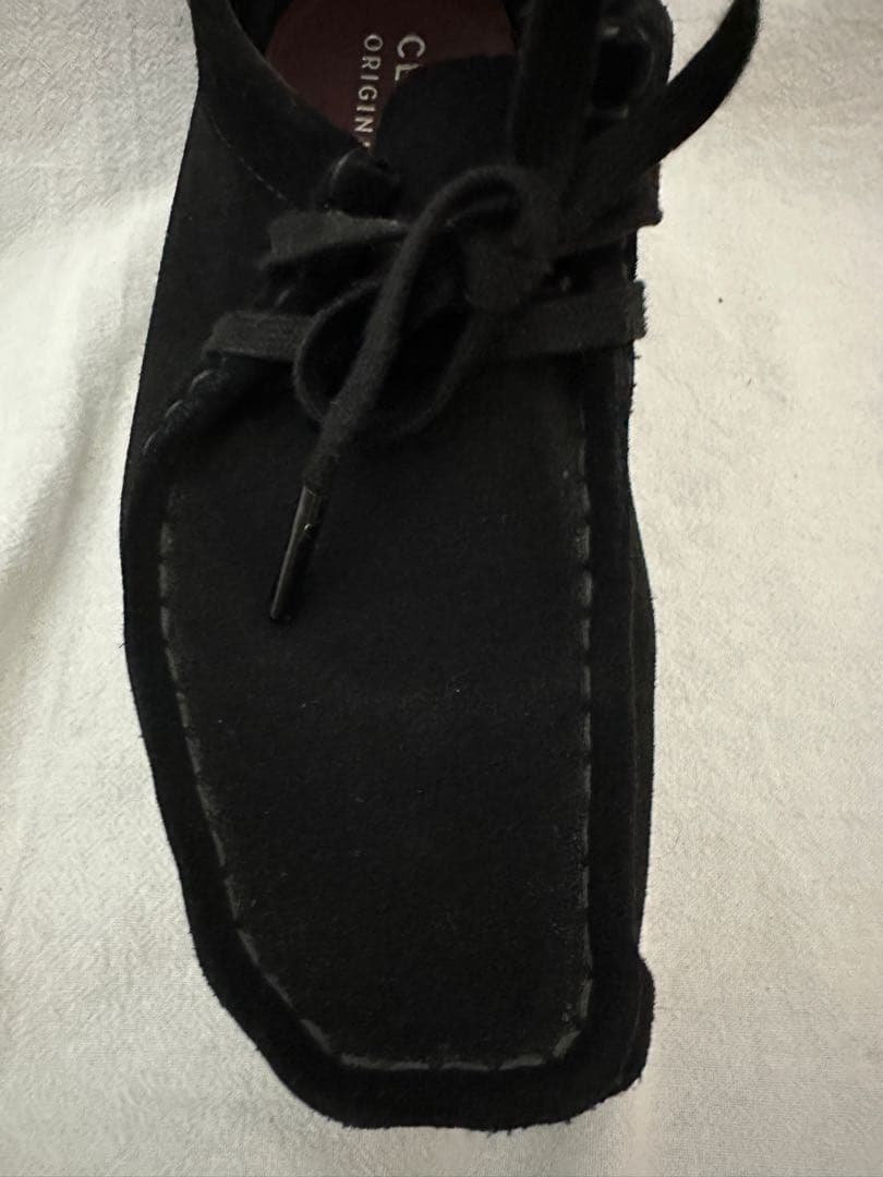 Clarks WALLABEE BLACK 23.5 クラークス　ワラビー
