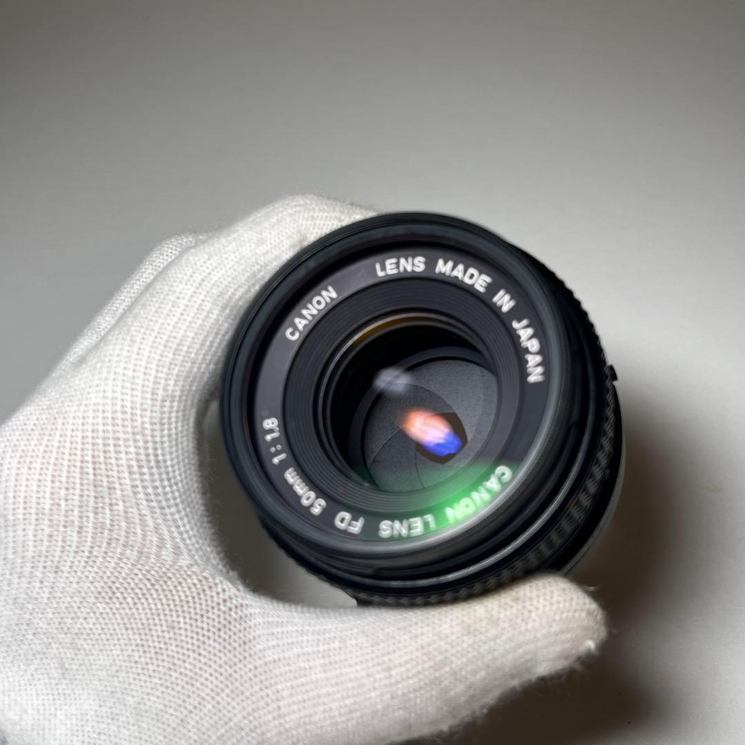 【動作品】Canon AE-1 ブラック NFD 50mm f/1.8