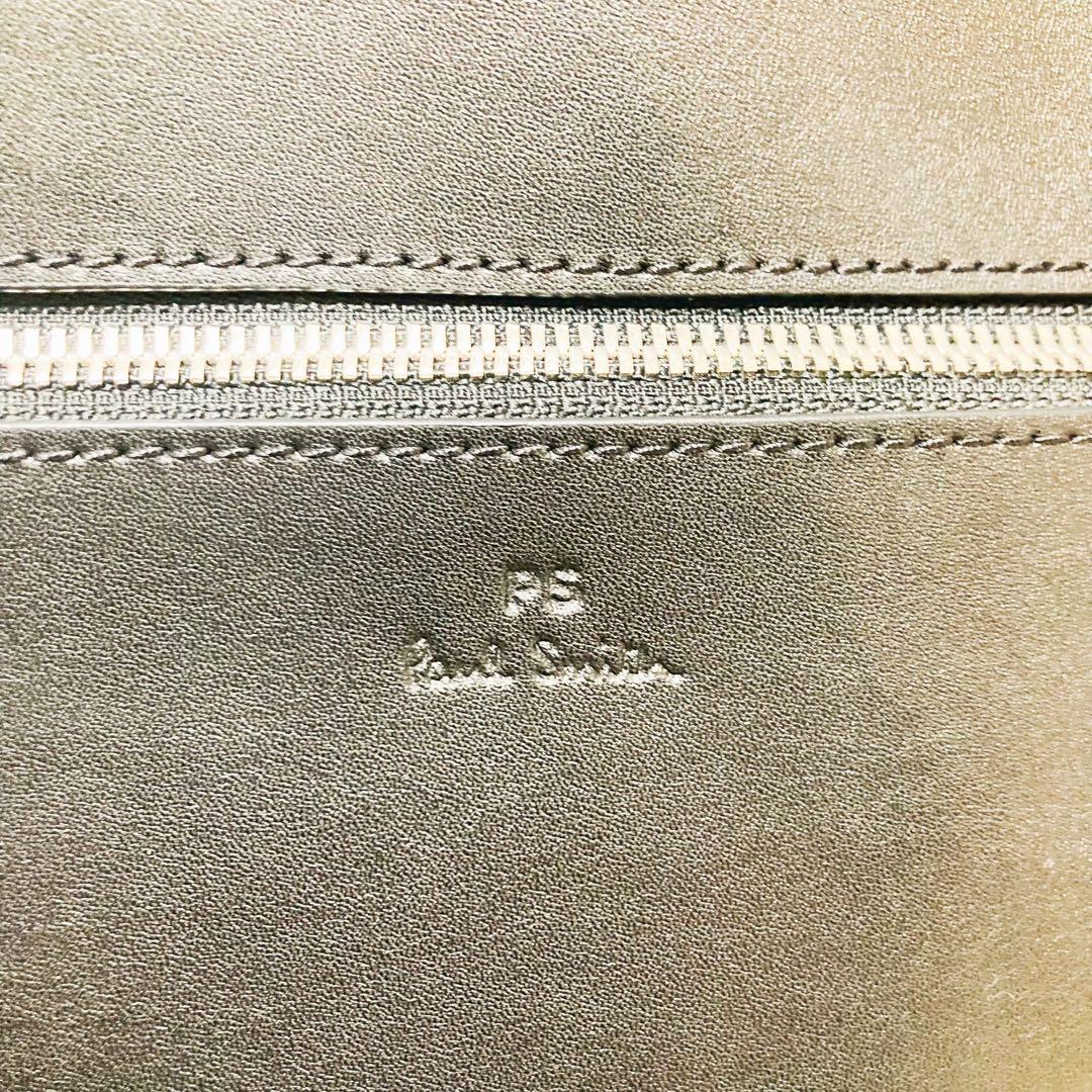 極美品✨ ポールスミス トートバッグ ブラック レザー