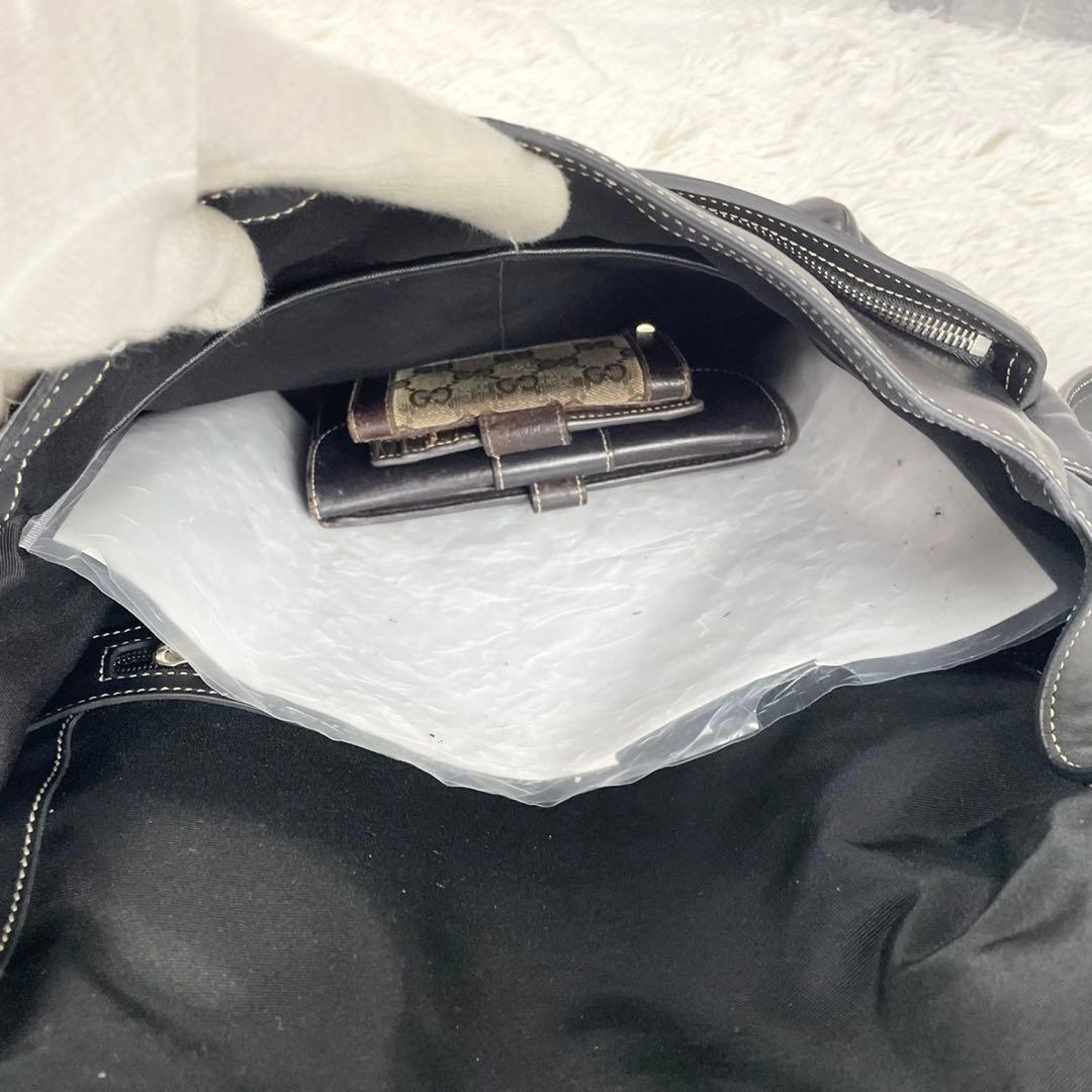 A4可 未使用級 コーチ PVC メッセンジャー チャールズ ベルト ブラウン