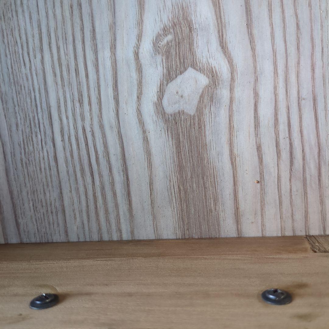 インダストリアル古材木製アイアン3段引き出しチェスト