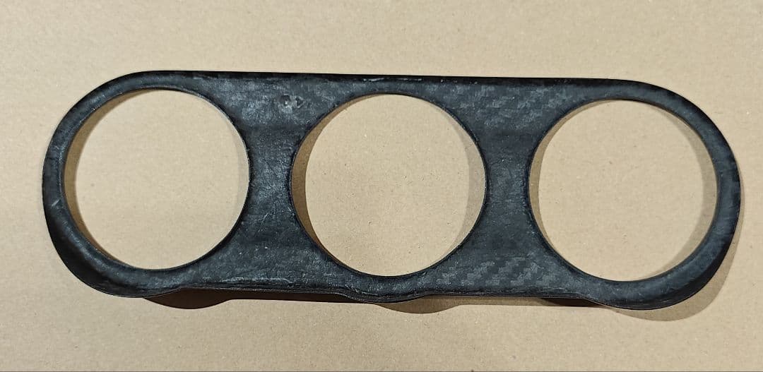 AXIS-PARTS　ドライカーボン製 エアコンスイッチパネルカバー