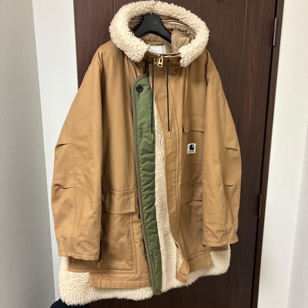 ジャケット・アウター Sacai Carhartt WIP Canvas Parka Siberian