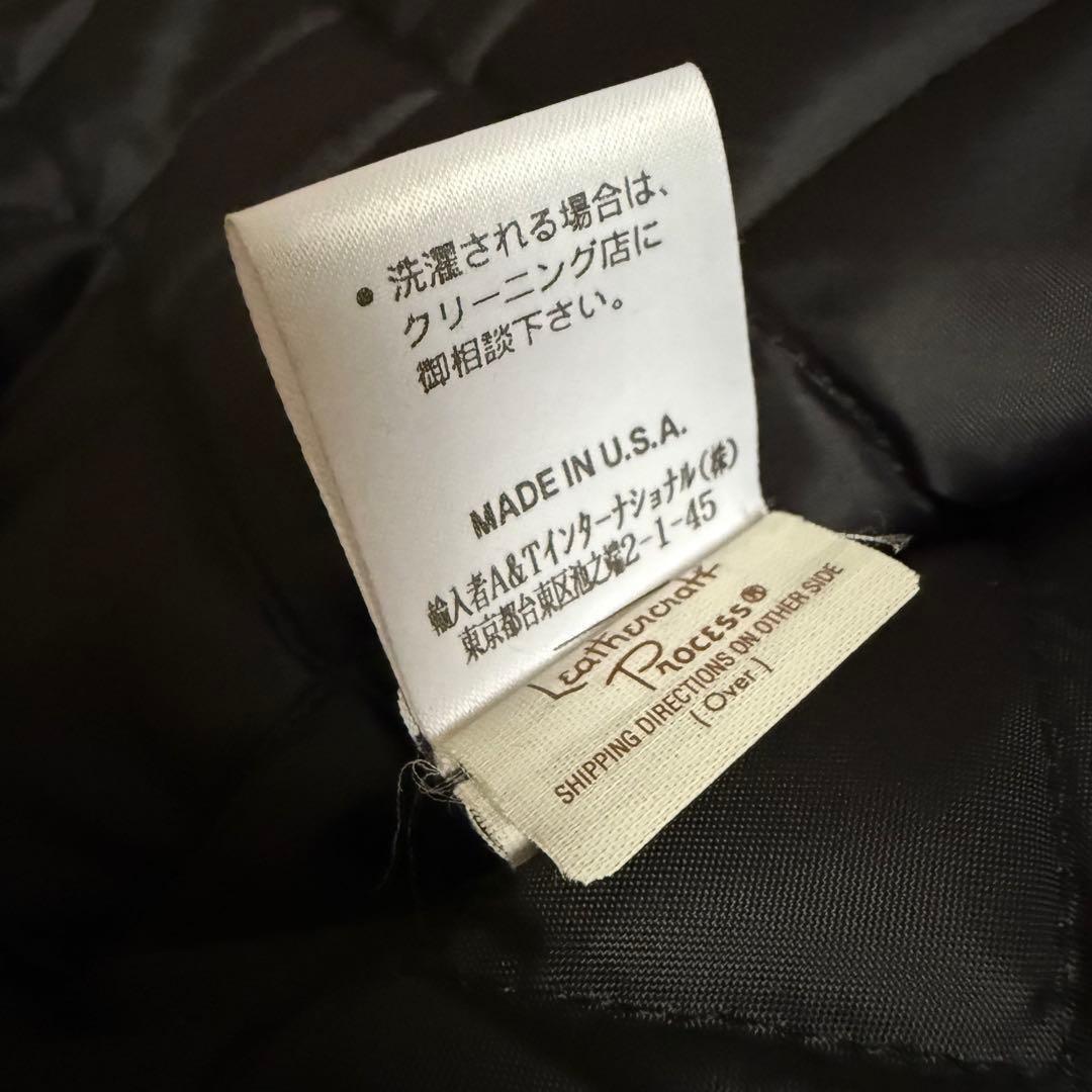 Schott 613 ダブルライダースジャケット ブラック ワンスター 36