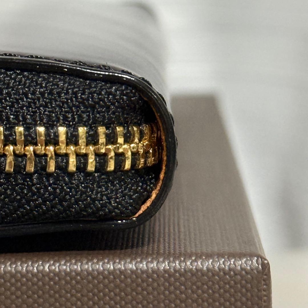 未使用級⭐️ココマイスター コードバン スカイスクレーパー　ラウンドジップ　黒