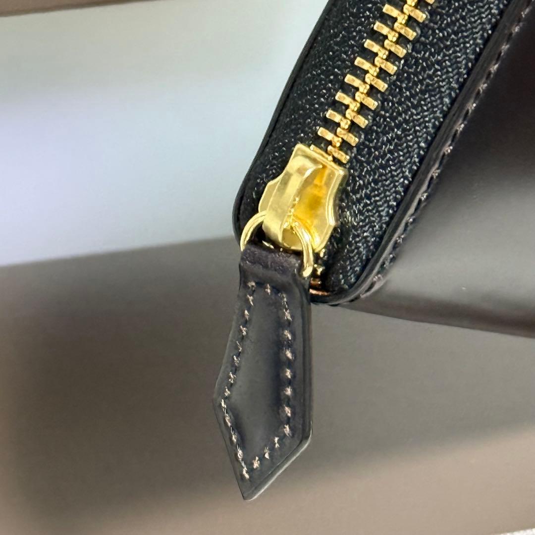 未使用級⭐️ココマイスター コードバン スカイスクレーパー　ラウンドジップ　黒