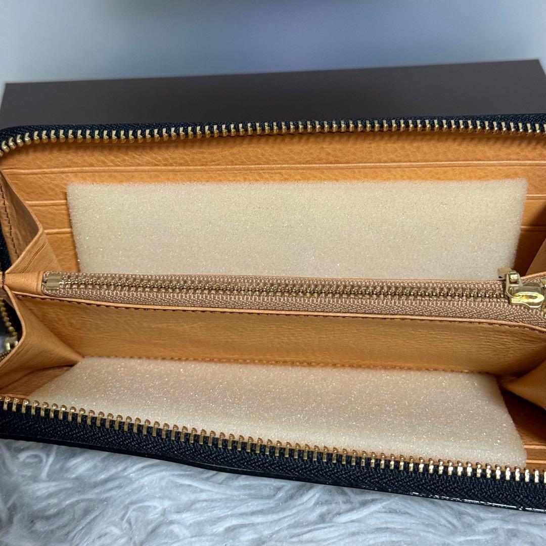 未使用級⭐️ココマイスター コードバン スカイスクレーパー　ラウンドジップ　黒