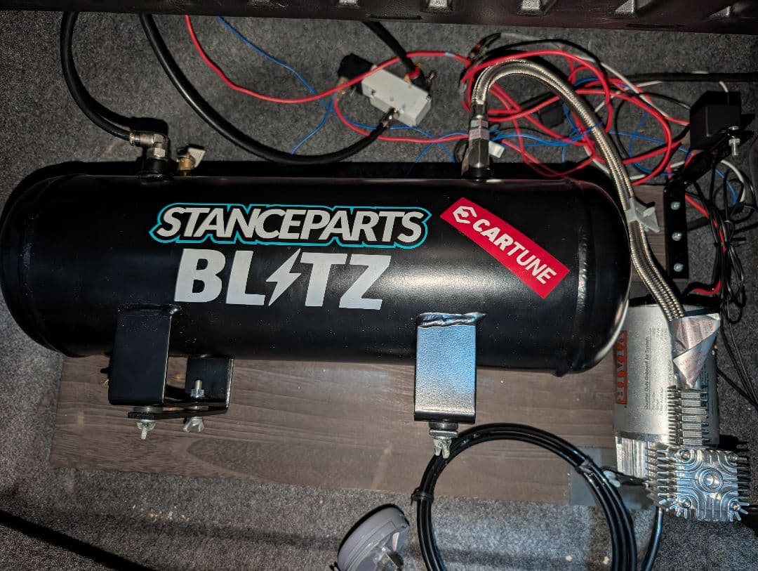 STANCEPARTS エアカップセット　シャフト径22ミリBLITZ車高調対応