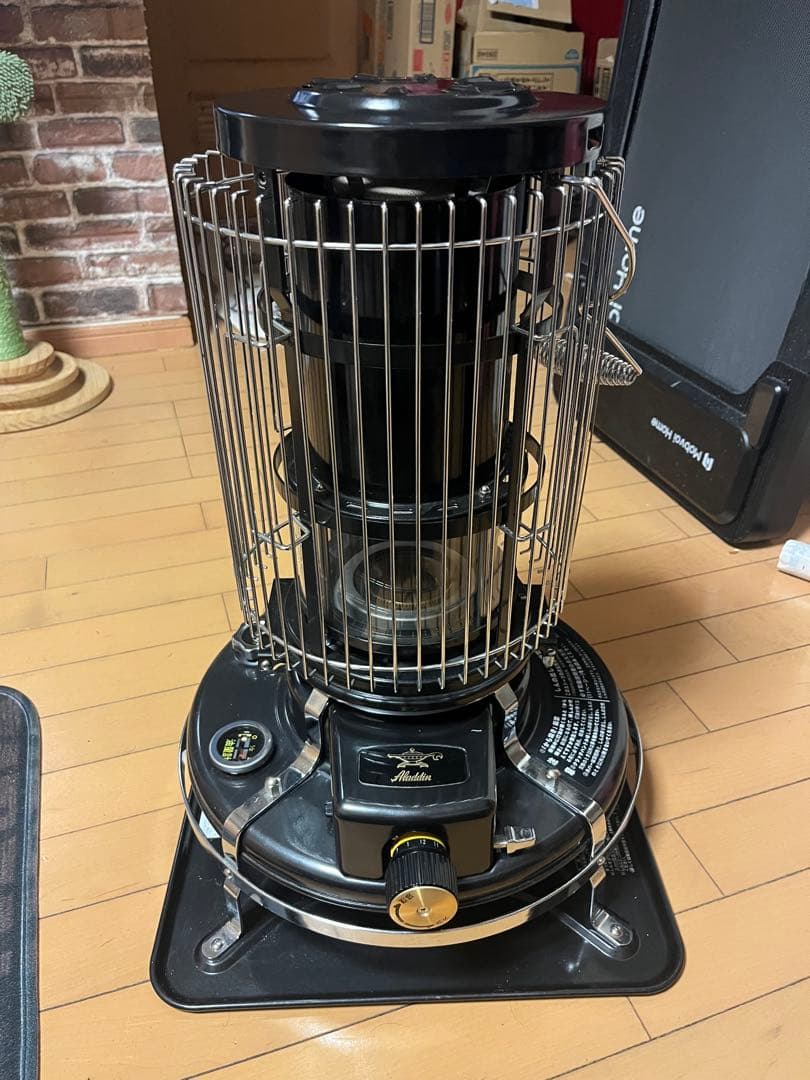 Aladdln BF3912 21年製 アラジンストーヴ　ガラス割　引き取り限定