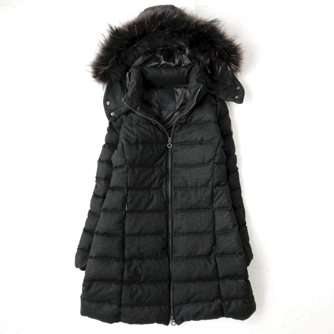 極美品✨️タトラス　ラビアナ　ダウンコート　ダークブラウン　サイズ01