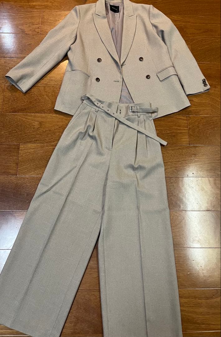 ROSSO 防シワライクツイード　ジャケット＆パンツ