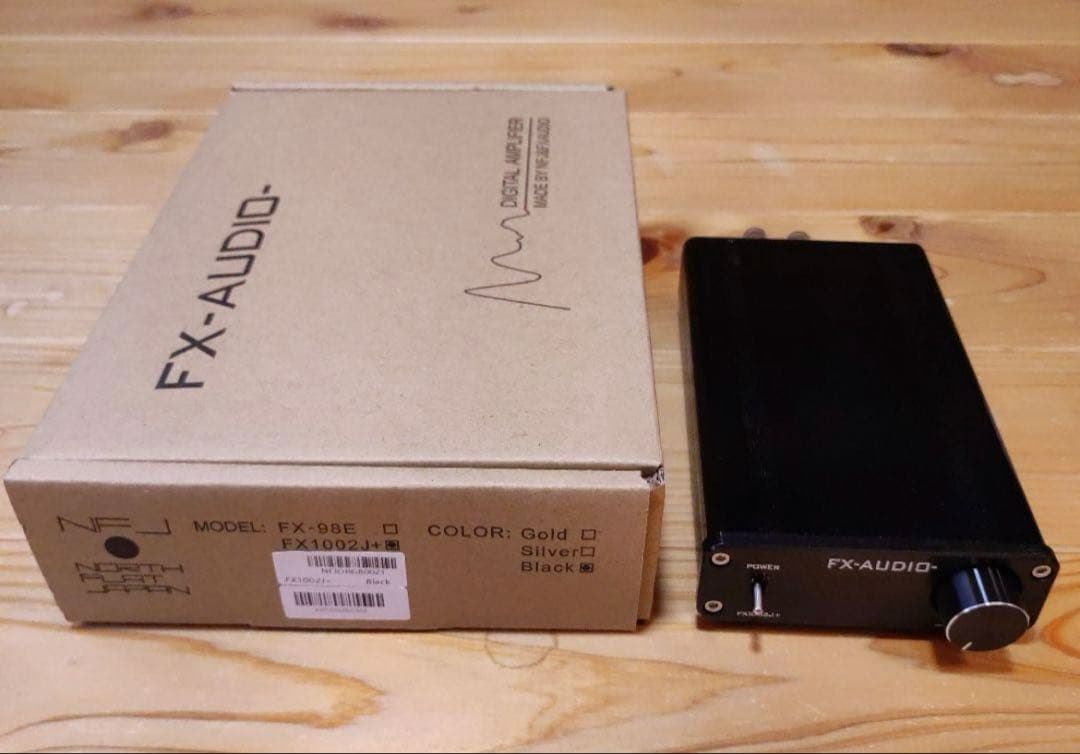 FX-AUDIO FX1002J+ アンプ＆ACアダプター