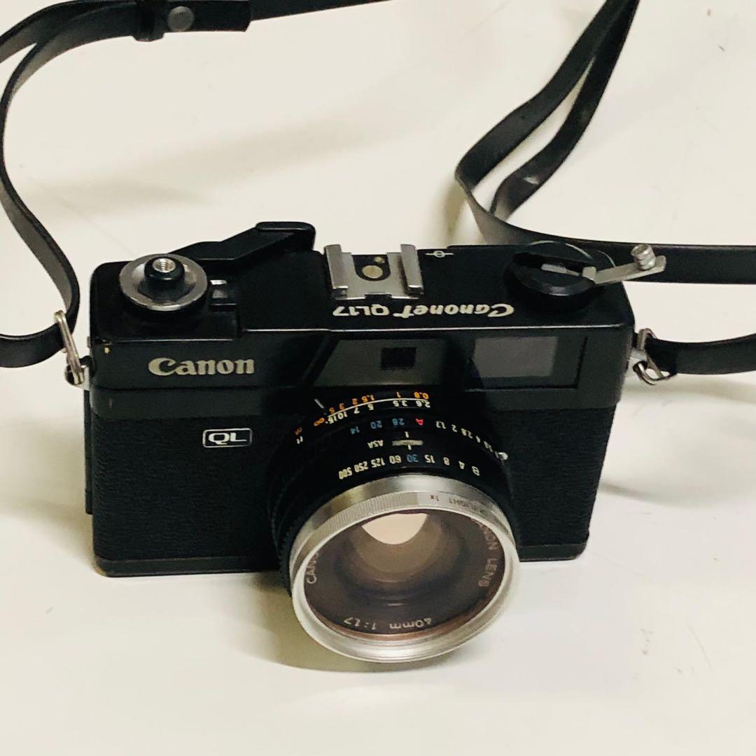 Canon Canonet QL17 レンジファインダーカメラブラック動作品