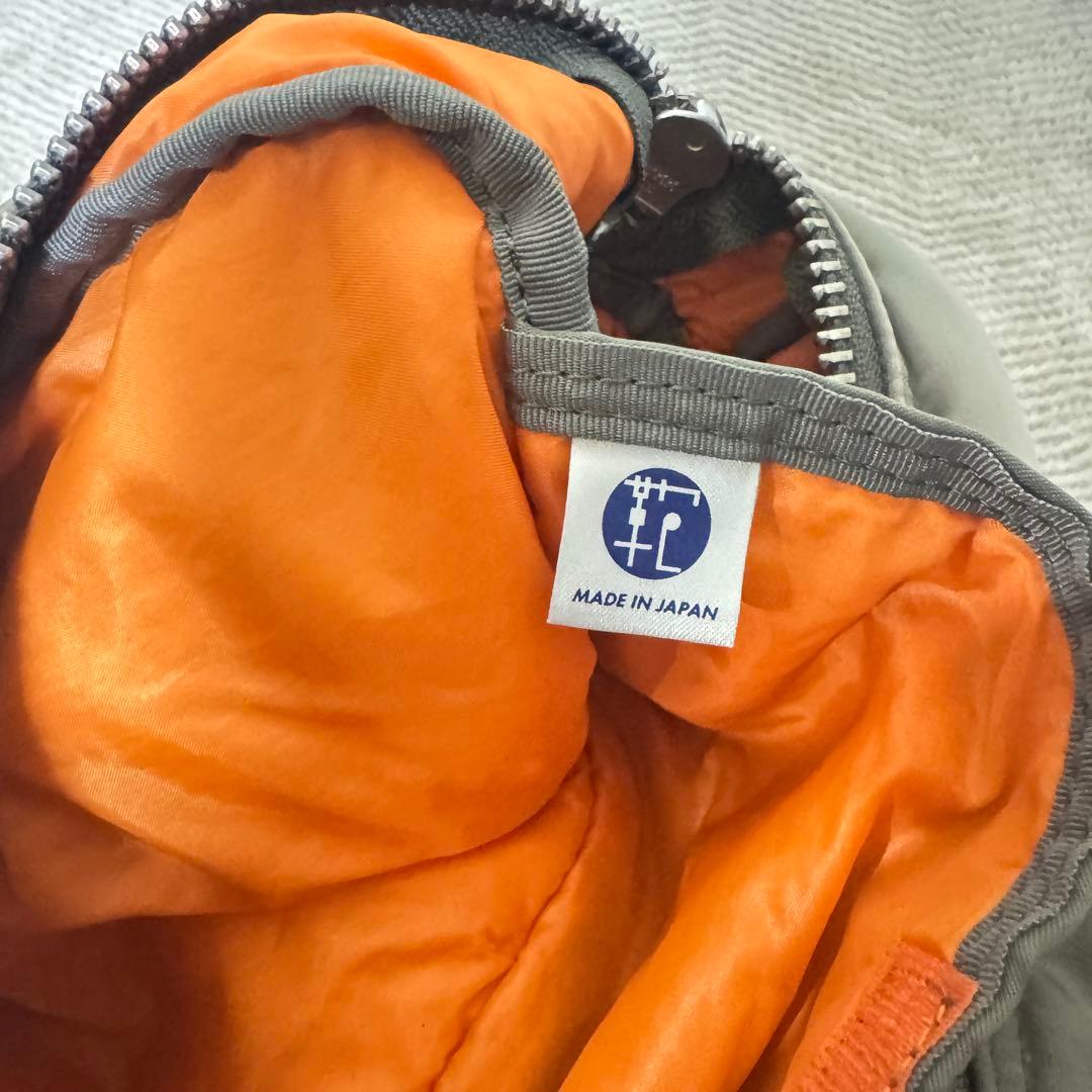 PORTER タンカー ウエストバッグ シルバーグレー ボディバッグ