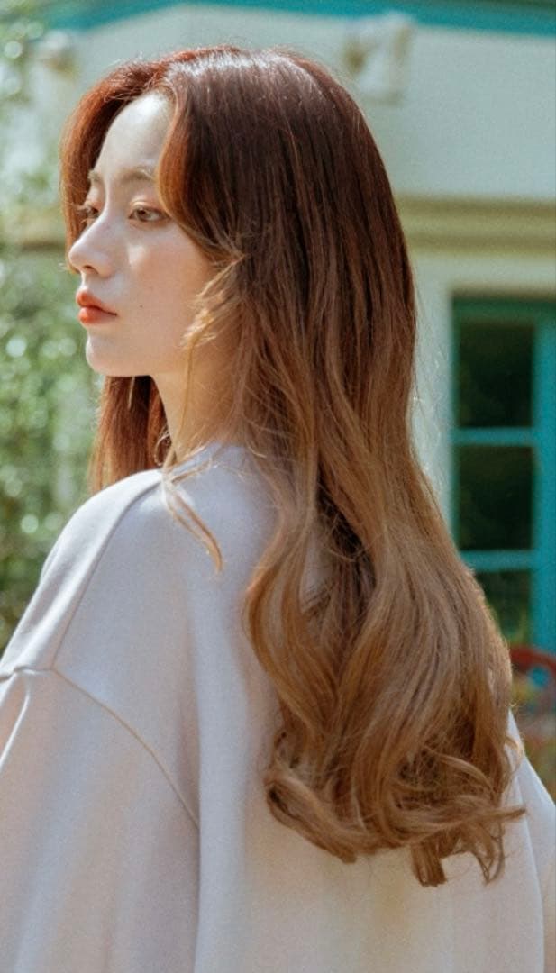 PINKAGE ピンクエイジ　オンブレグレース ロングウェーブ（モースト原糸）