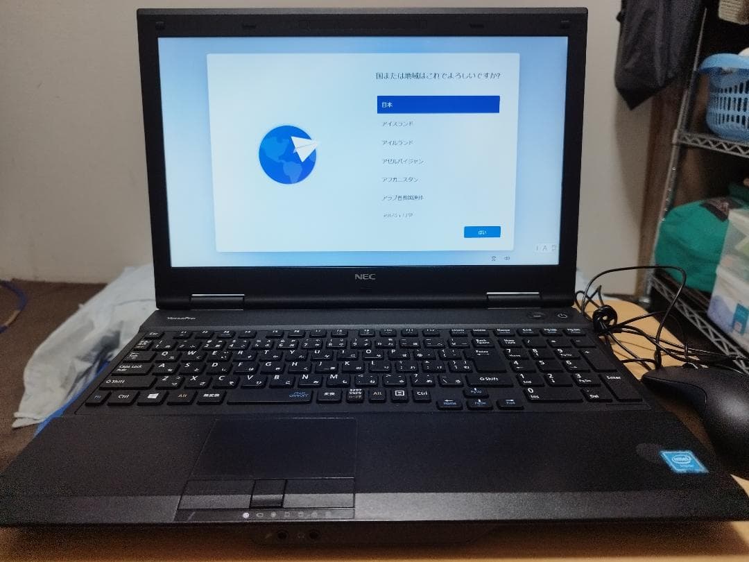 NEC ノートPC VK23 15.6型 Windows 11 Pro 4GB