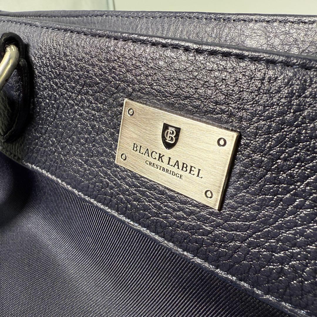 ブラックレーベルクレストブリッジ トートバッグ ノバチェック A4可 金具