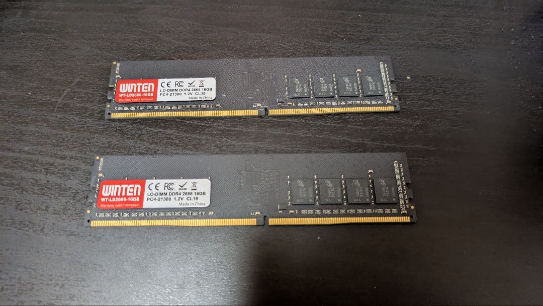 m*g様 300円スタート！ WINTEN DDR4-2666 32GB 動作確