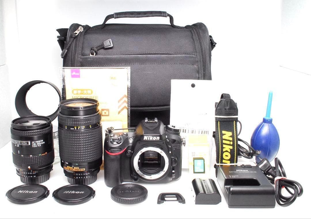 ✨カメラバッグ付き✨Nikon D7100 ニコン✨ダブルレンス✨超望遠✨カメラ
