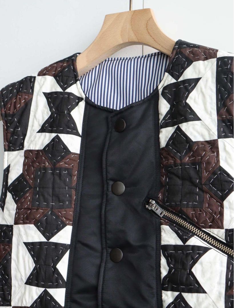コッキ　パッチワークデザイン ベスト サイズ2