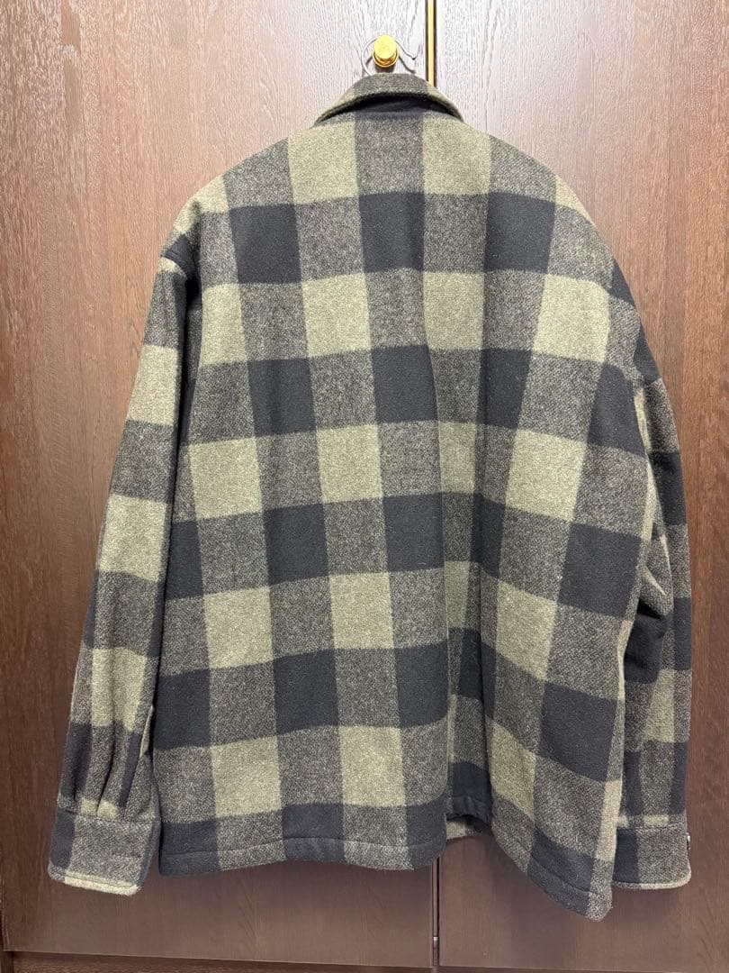 ロンハーマンRHCウールチェックCPOシャツジャケットL