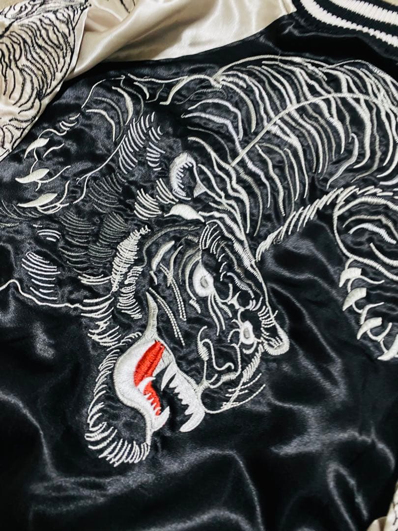 90s vintage studio hiro 虎日本限定 スカジャン サテン