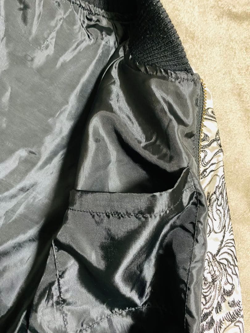 90s vintage studio hiro 虎日本限定 スカジャン サテン