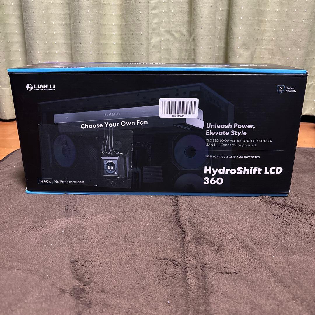 Lian Li HydroShift LCD 360 水冷 NO FAN