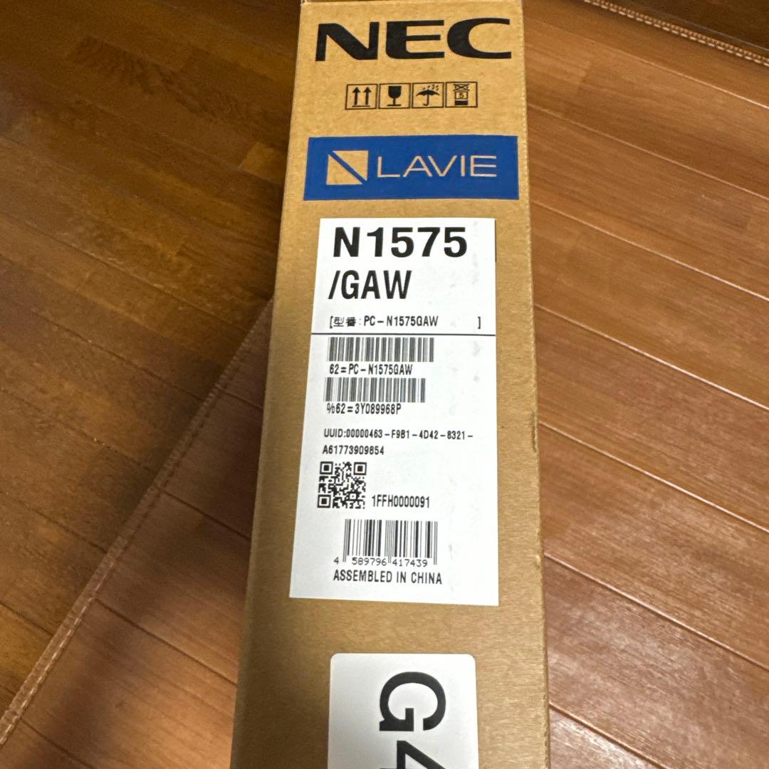 NEC PC-N1575/GAW中古美品