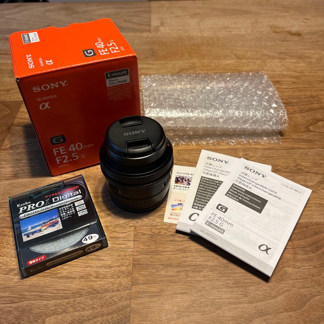 【Sony】 FE 40mm F2.5 G Eマウントレンズ