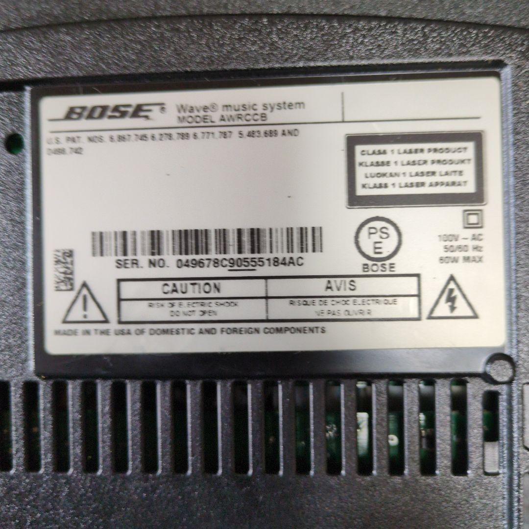 BOSE Wave Music System完動品純正リモコンコードアンテナ取説
