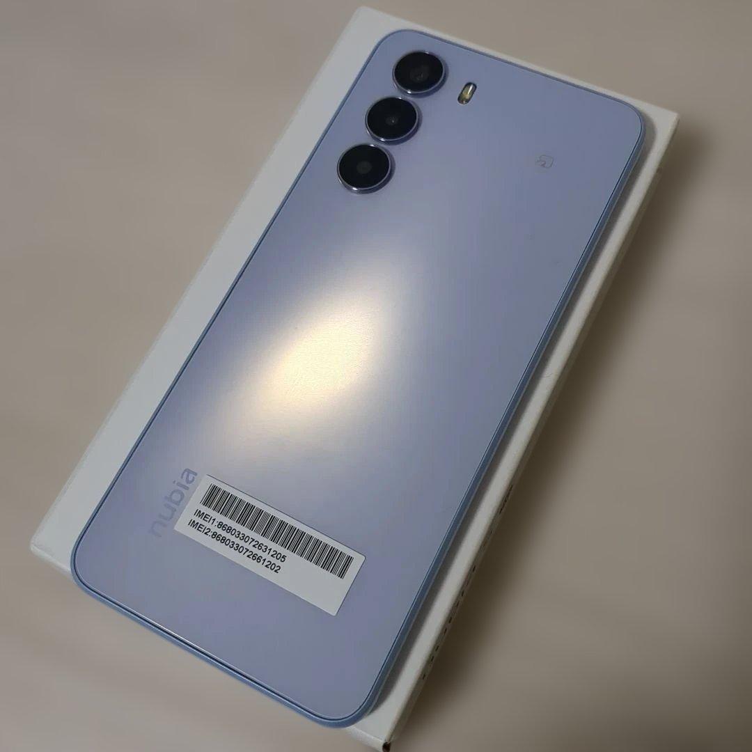 美品 ZTE スマートフォン nubia S 5G A403ZT ライトパープル