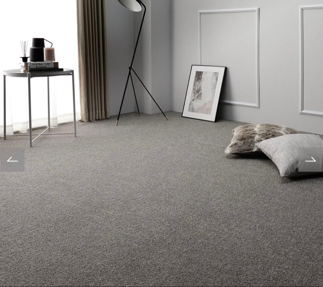 大量タイルカーペット グレー　宮城　150枚