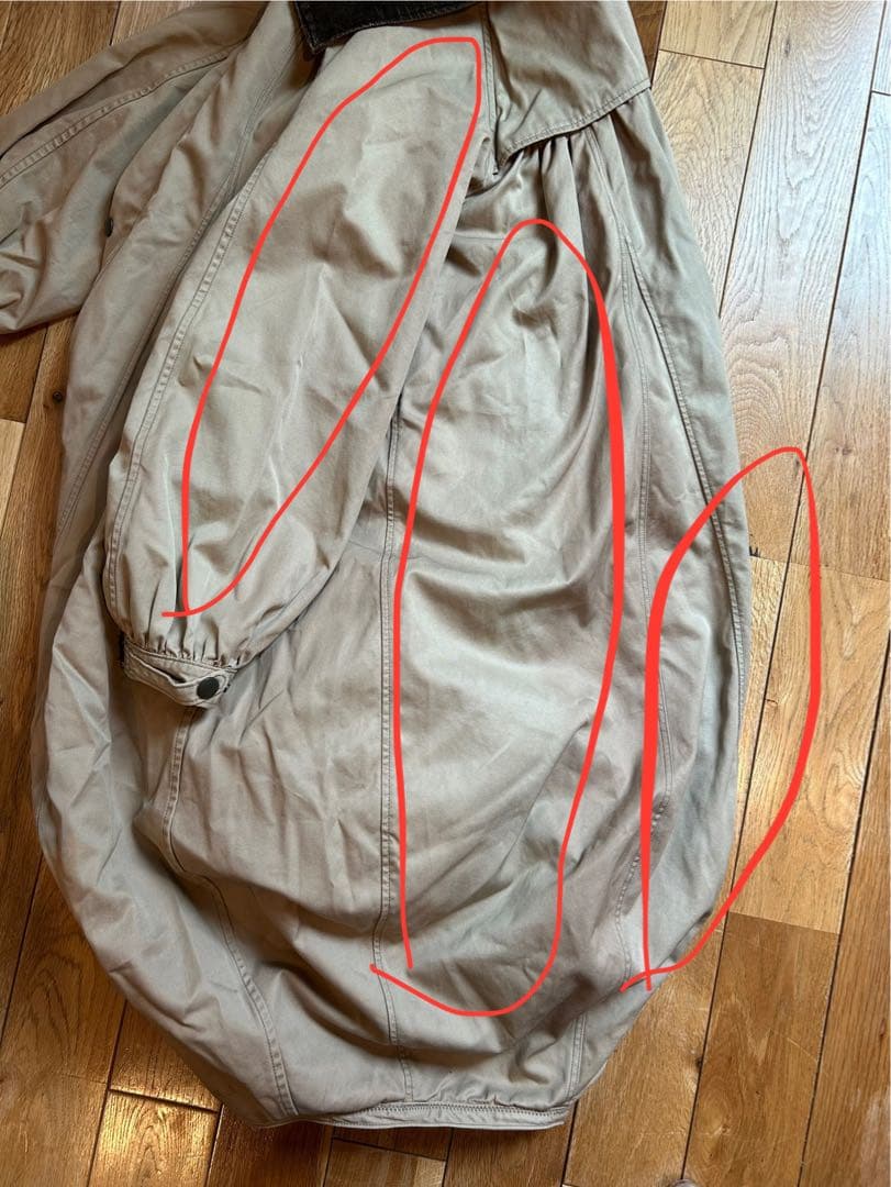 KAPITAL バックギャザーコート　ベージュ　サイズ0