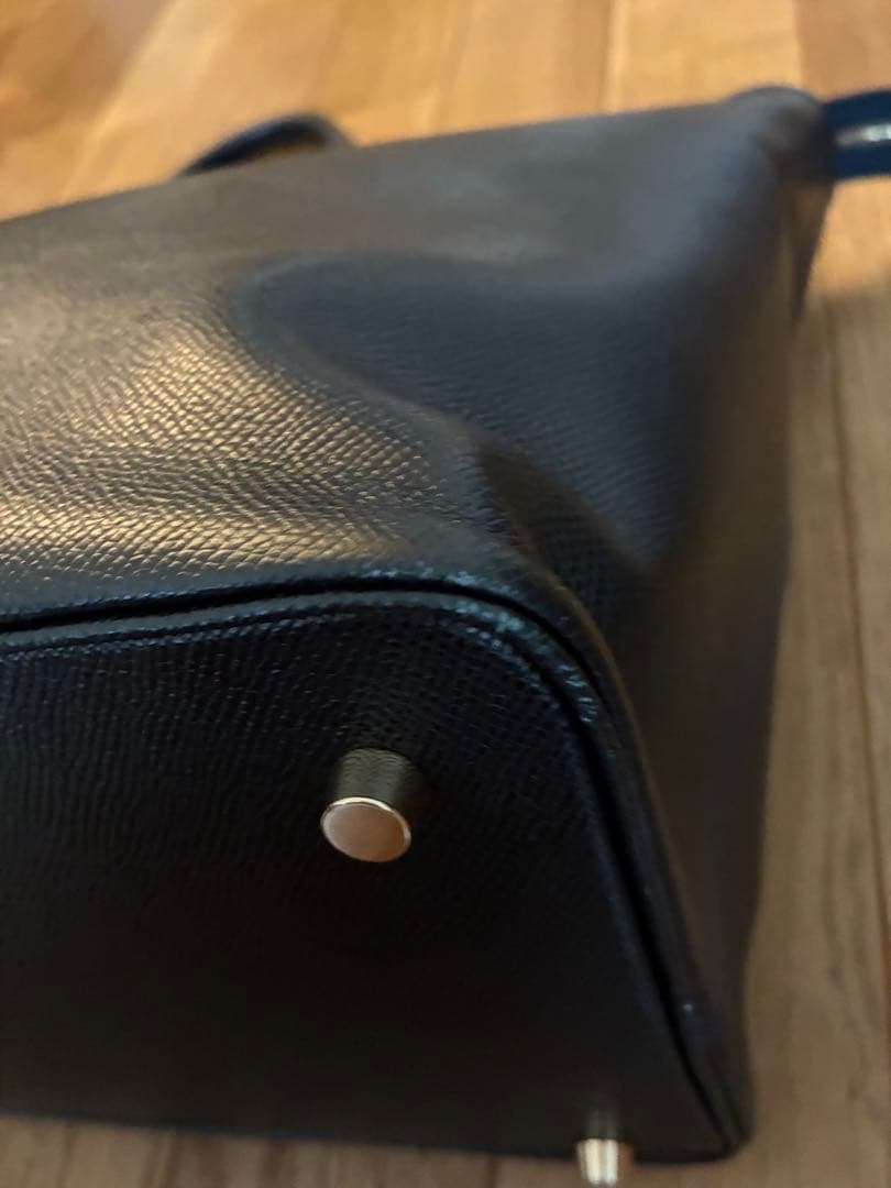 Cisei ＋h レザートートバッグ　ネイビー