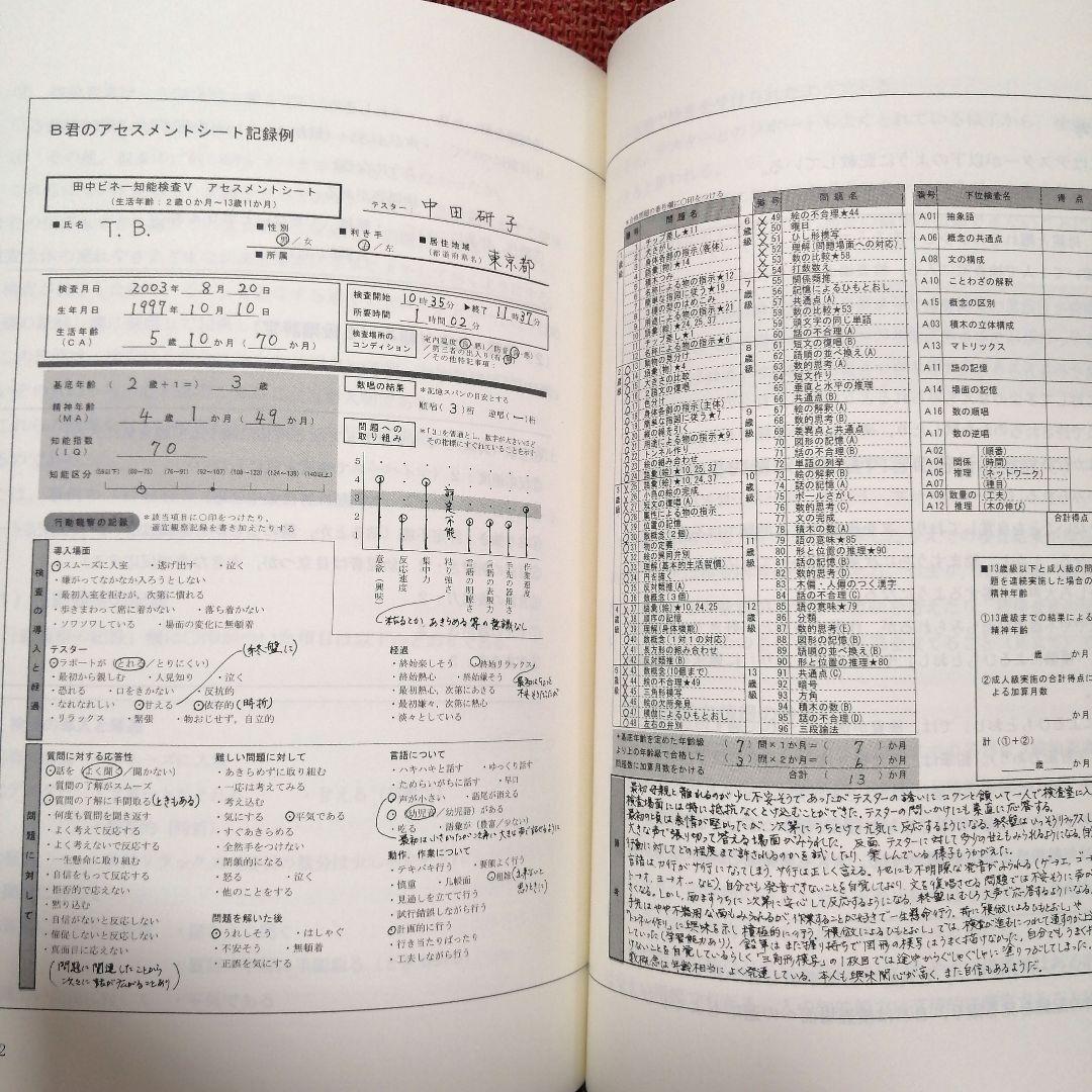 特別支援 田中ビネー知能検査V 全3冊 精神年齢 IQ TOSS アセスメント