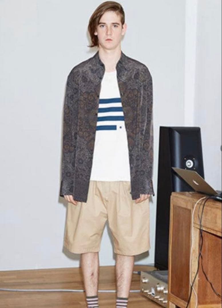 ラッドミュージシャン　ペルシャ柄　デシンシャツ　44 L