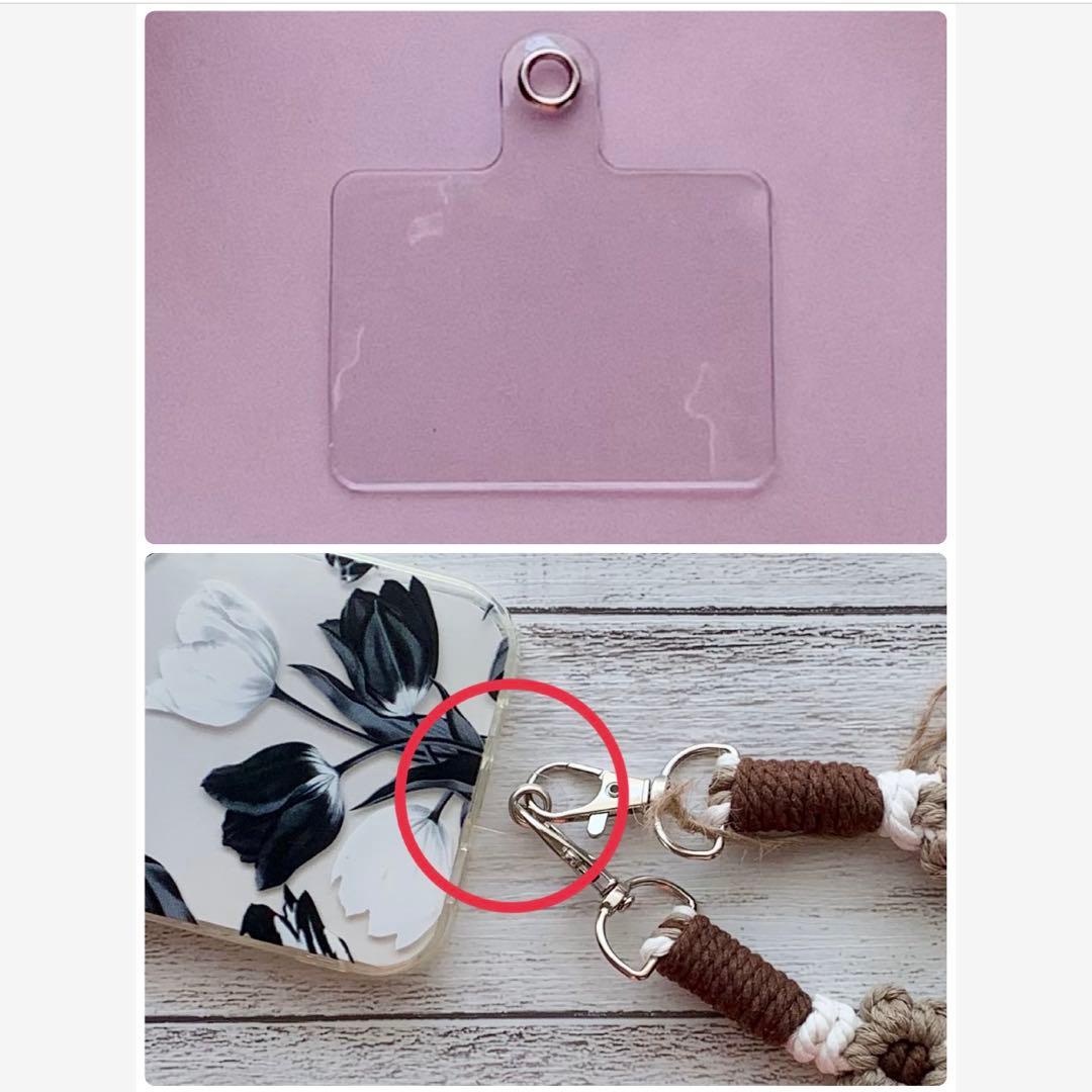 ハンドメイド マクラメ フラワー ハンド ストラップ キーホルダー AL4-8