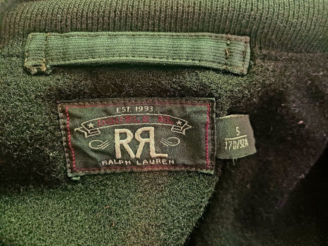 希少 RRL・ダブルアールエル デッキジャケット　濃紺　極暖　ダブルネーム