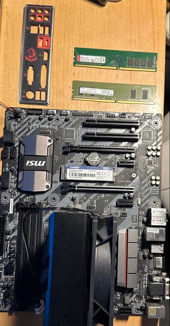 ryzen5 3500 ddr4 4＋8gb b350マザー 650w電源セット