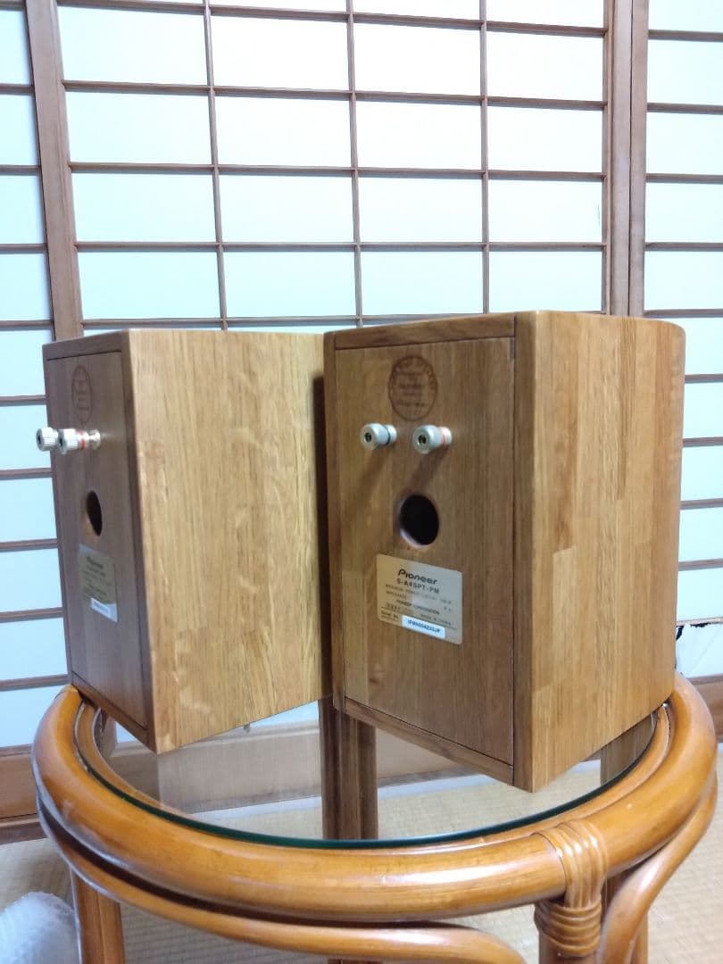 美品Pioneer S-A4SPT-PM スピーカー、ウイスキーモルト木材使用