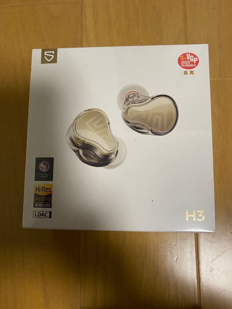 サウンドピーツ　H3 ハイレゾ　ブルートゥースイヤホン