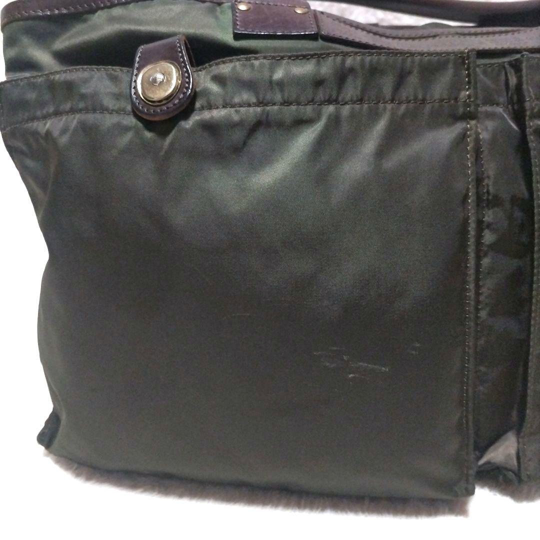 Felisi フェリージ ナイロン×レザー ヘルメットバッグ トートバッグ